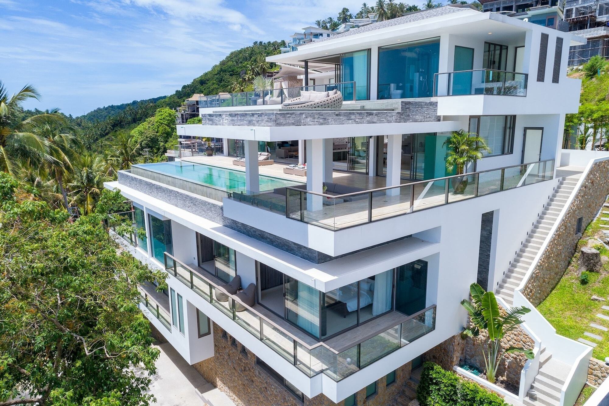 Villa One - New Luxury Sea View Villa Chaweng  Exterior foto